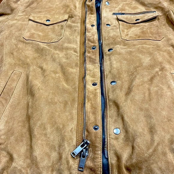 John Varvatos Shillong light suede jacket - Picture 8 of 12